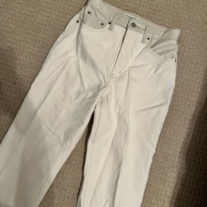 Abercrombie Curve Love 90’s highrise - Mixed Fabric Jeans